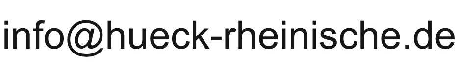 E-Mail-Adresse HUECK Rheinische